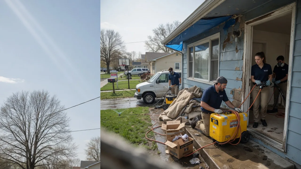 Basement Flood Cleanup in Corfu, NY near me